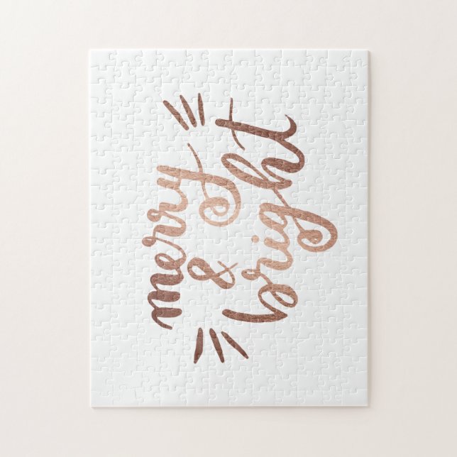 Puzzle Cerezo y brillante - cobre (Vertical)