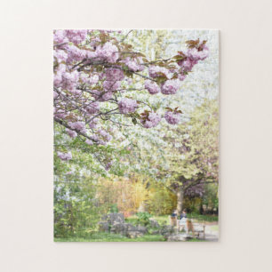 Puzzle Cerezos en flor Duncan Terrace Gardens Londres Rei