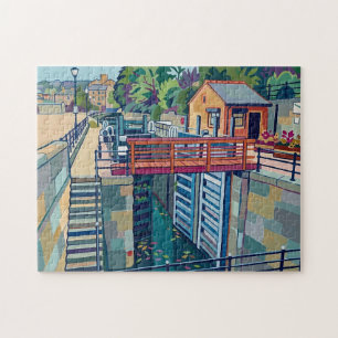 Puzzle Cerradura de Tuel Lane Sowerby Bridge Arte del Can