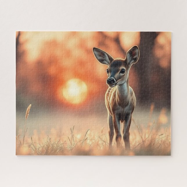Puzzle Cervatillo al amanecer (Horizontal)