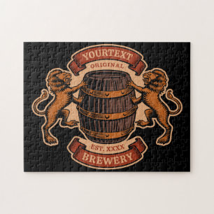 Puzzle Cerveza de cervecería personalizada de barril de r