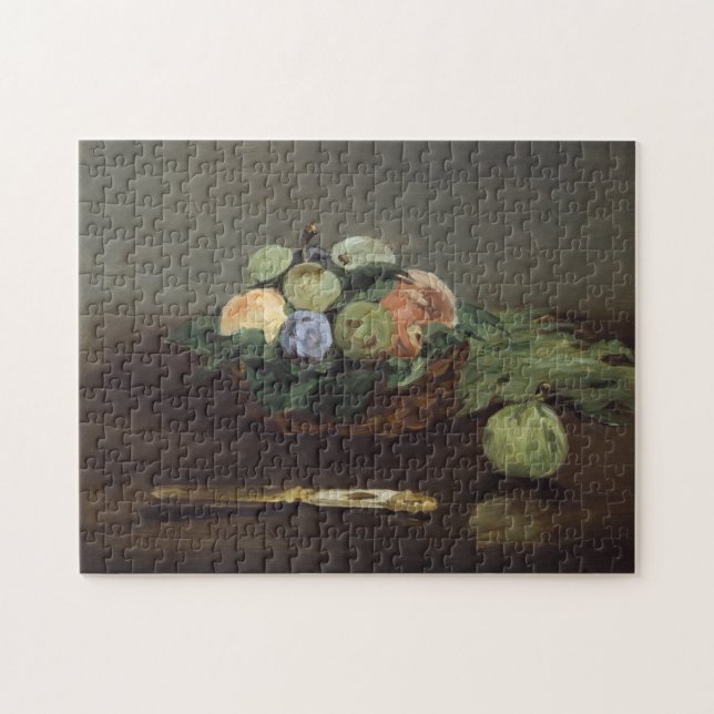 Puzzle Cesta de fruta de Edouard Manet (Horizontal)