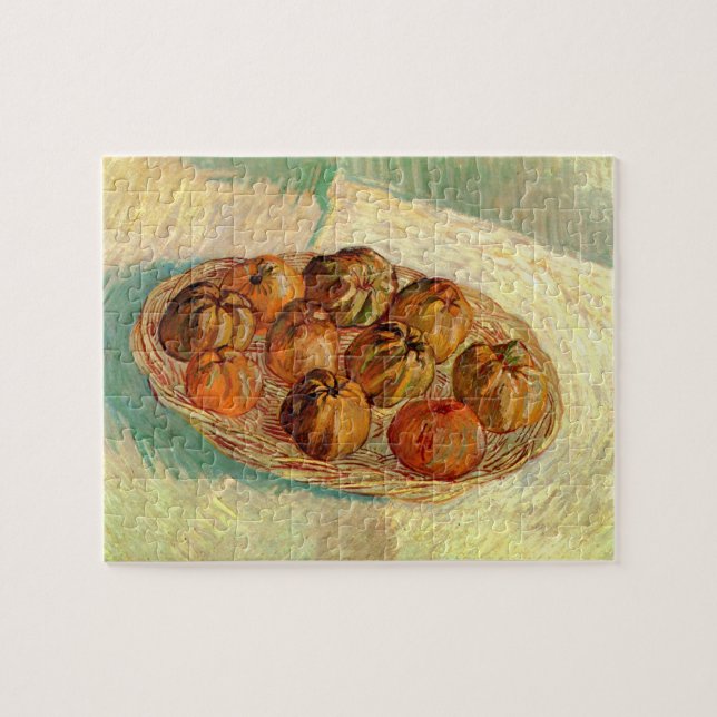 Puzzle Cesta de manzanas a Pissarro por Vincent van Gogh (Horizontal)
