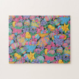 Puzzle Cestas de Pascua y Huevos