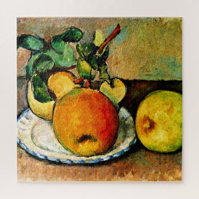 Puzzle Cezanne - Todavía la vida con manzanas y peras (Vertical)
