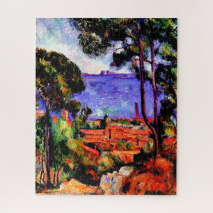 Puzzle Cezanne - Vista a través de los árboles