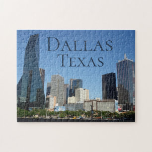 Puzzle Challenging Dallas Texas Skyline