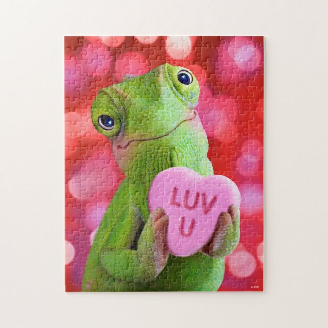 Puzzle Chameleon Heart (Luv U) (Vertical)