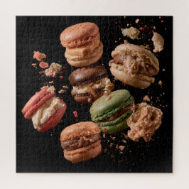 Puzzle Champán & Macarons
