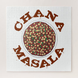 Puzzle Chana Masala Chole Cocina india Chickpee Dish