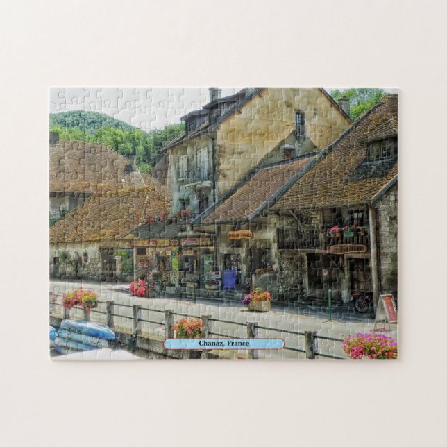 Puzzle Chanaz, Francia (Horizontal)