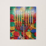 Puzzle Chanukah Menorah, Dreidel, caramelo<br><div class="desc">El rompecabezas perfecto para esos niños agitados durante el día de fiesta.</div>