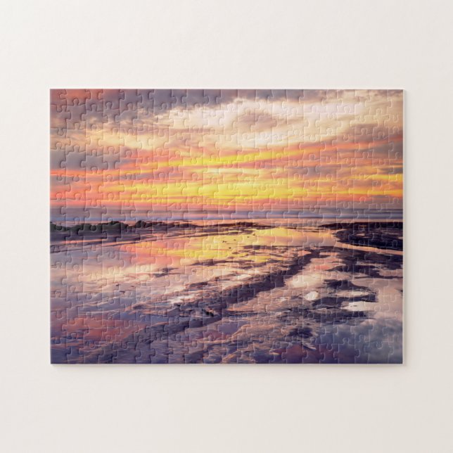 Puzzle charcas de marea de Sunset Cliffs (Horizontal)