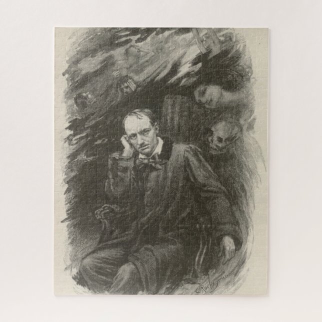 Puzzle Charles Baudelaire (por Georges Rochegrosse) (Vertical)