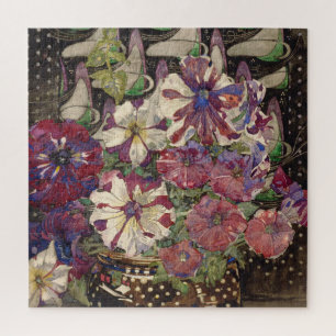 Puzzle Charles Rennie Mackintosh - petunias