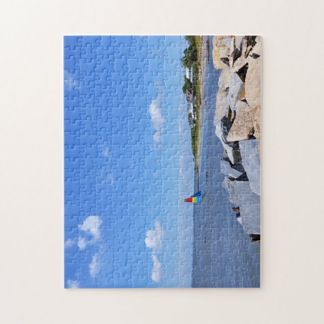 Puzzle Charleston de la isla de Sullivan en Carolina del  (Vertical)