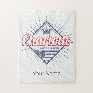 Puzzle Charlotte City North Carolina Estados Unidos