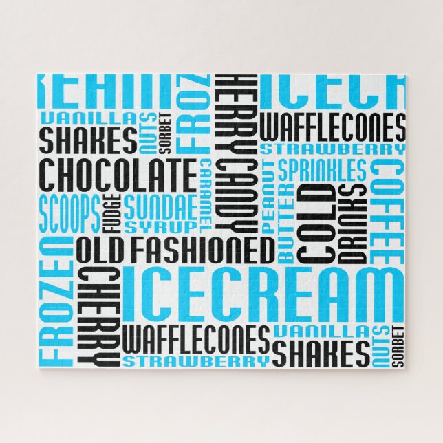 Puzzle chat de helado (Horizontal)