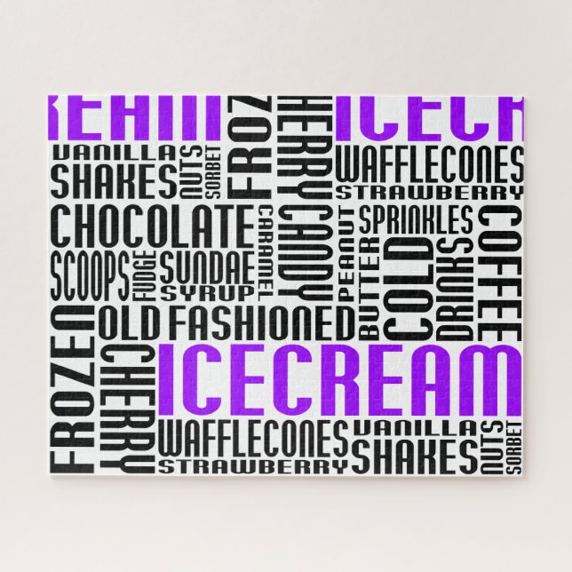 Puzzle chat de helado (Horizontal)