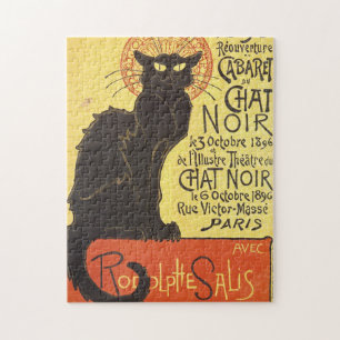 Puzzle Chat Noir Steinlen Belle Epoque Vintage Art