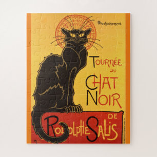Puzzle Chat Noir Steinlen Belle Epoque Vintage Art