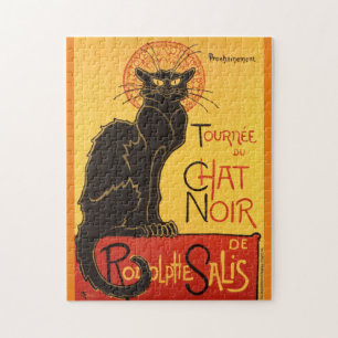 Puzzle Chat Noir Steinlen Belle Epoque Vintage Art