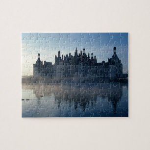 Puzzle Chateau Chambord al amanecer, Loir-et-Cher, Loire