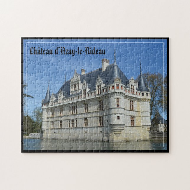 Puzzle Chateau francés - Château d'Azay-le-Rideau (Horizontal)