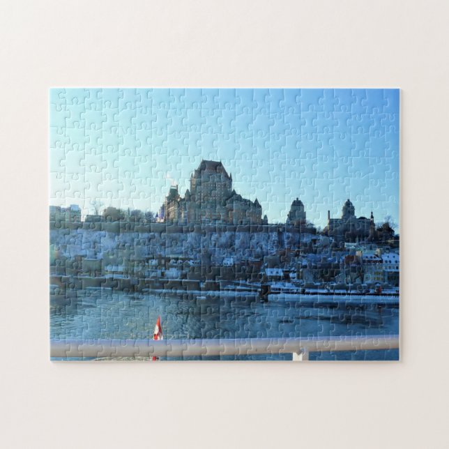 Puzzle Chateau Frontenac, Quebec, Canadá (Horizontal)