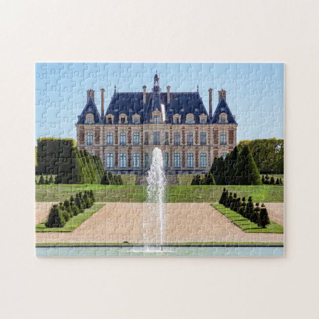Puzzle Chateau y Parc de Sceaux en verano - Francia (Horizontal)