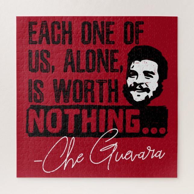 Puzzle Che Guevara Cita - Cada Uno Por Sí Solo Merece Nad (Vertical)