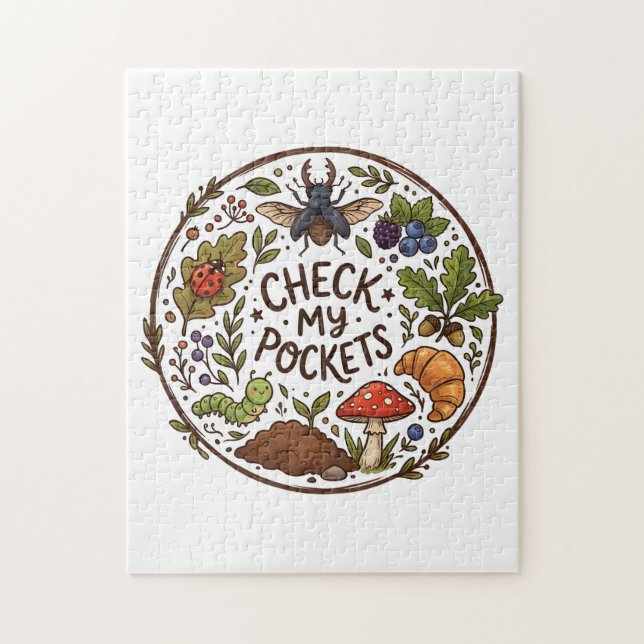 Puzzle Check My Pockets – Funny Bug Catcher (Vertical)