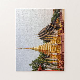Puzzle Chedi, Wat Phan Tao, Chiang Mai, Tailandia