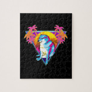Puzzle Cheems Dog Funny Shiba Inu Dank Meme 80 Vaporwave