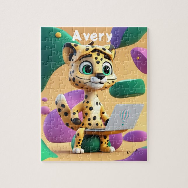 Puzzle Cheeta Lee Correo Electrónico (Vertical)