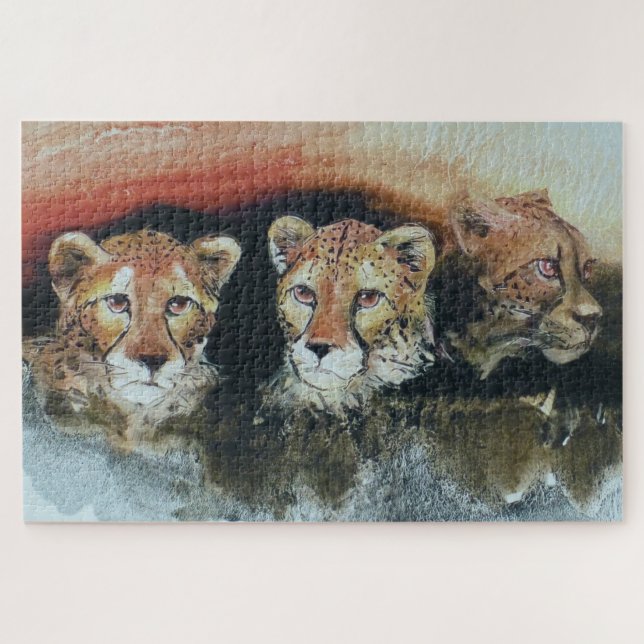 Puzzle Cheetahs (Horizontal)