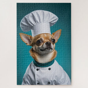 Puzzle Chef Chihuahua