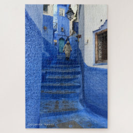Puzzle Chefchaouen - la ciudad azul de Marruecos