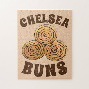 Puzzle Chelsea Buns Reino Unido Curran Bun Bakery British