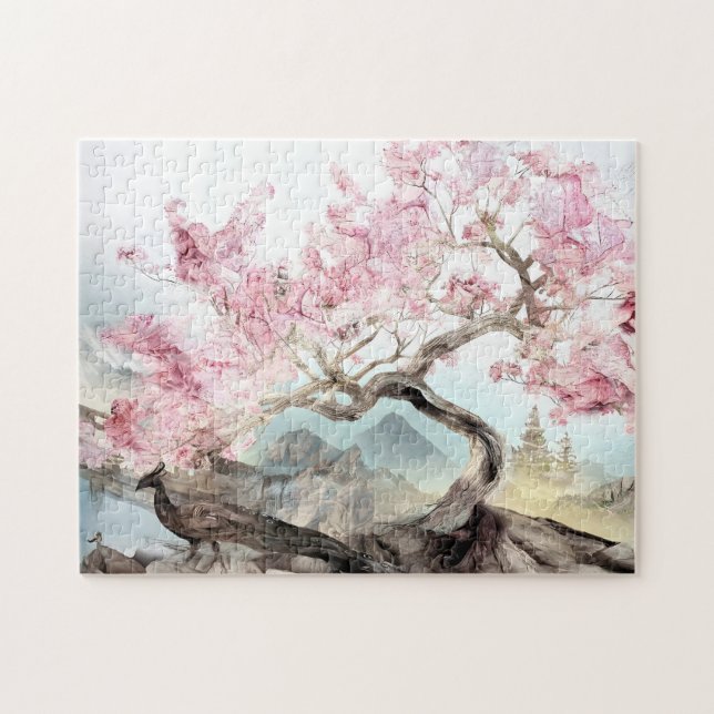 Puzzle Cherry Blossom Serenade (Horizontal)