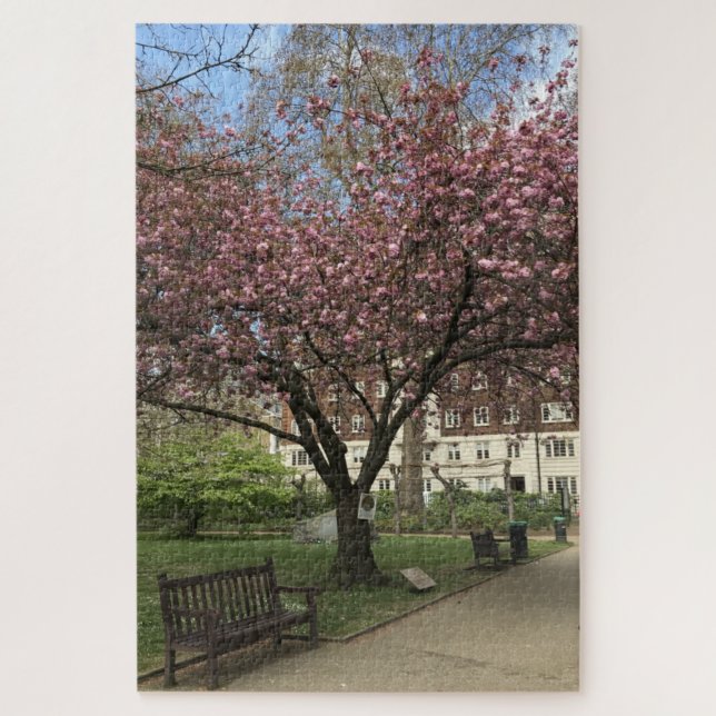 Puzzle Cherry Peace Tree Tavistock Square London Reino Un (Vertical)