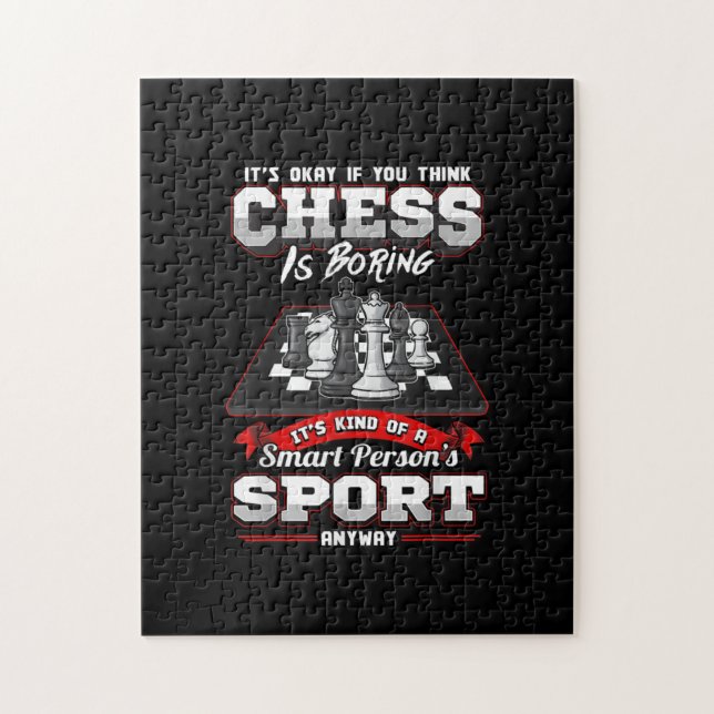 Puzzle Chess Funny Cita Humor Sayings (Vertical)