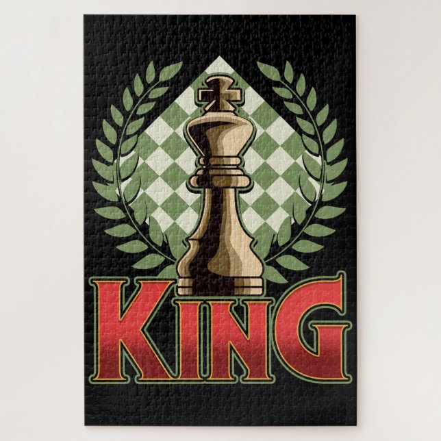 Puzzle Chess King (Vertical)