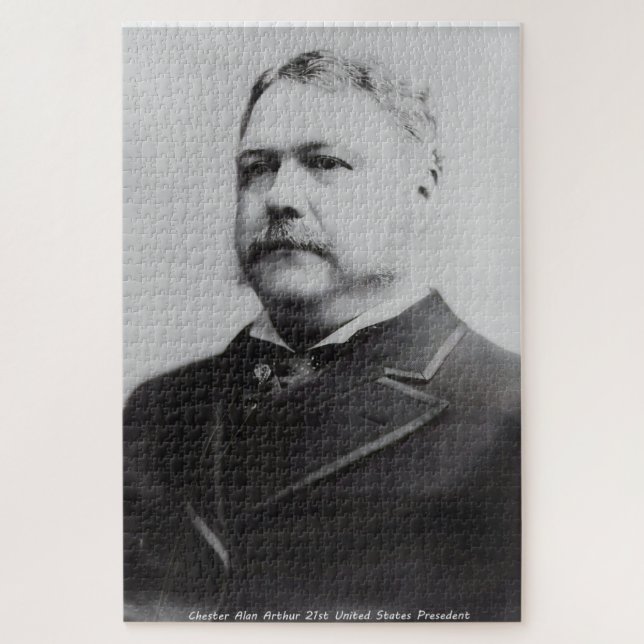 Puzzle Chester Alan Arthur 21º Presidente de América (Vertical)