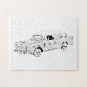 Puzzle Chevy Nomad 1955