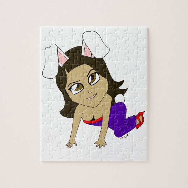 Puzzle chibi bunnygirl (Vertical)