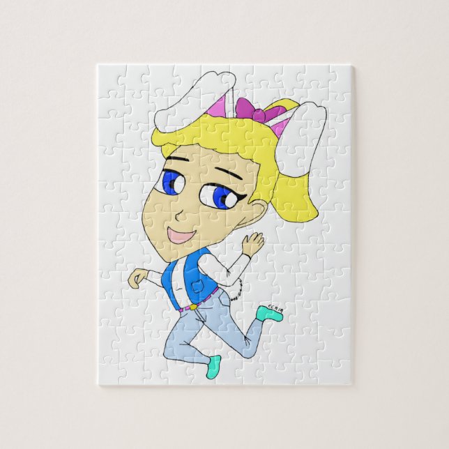 Puzzle chibi bunnygirl (Vertical)