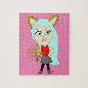 Puzzle chibi catgirl