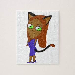 Puzzle chibi catgirl