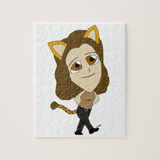 Puzzle chibi catgirl (Vertical)